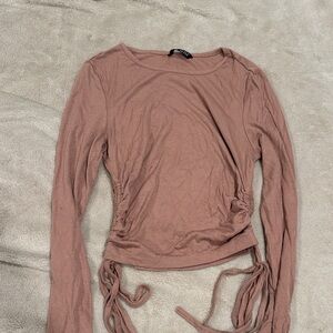 Women's Long Sleeve Ruched Top